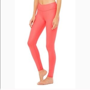 Alo Bright Coral Yoga Pants